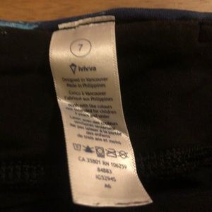 Ivivva reversible black leggings